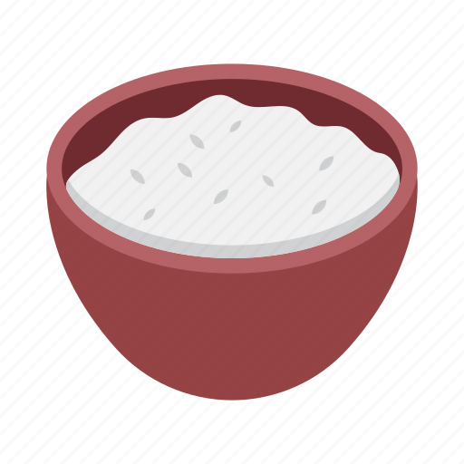 Rice, bowl, food, meal, nutrient icon - Download on Iconfinder