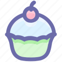 birthday, cake, cupcake, dessert, food, muffin, sweet