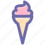 cold, cone, ice cone, ice cream, ice cream cone 