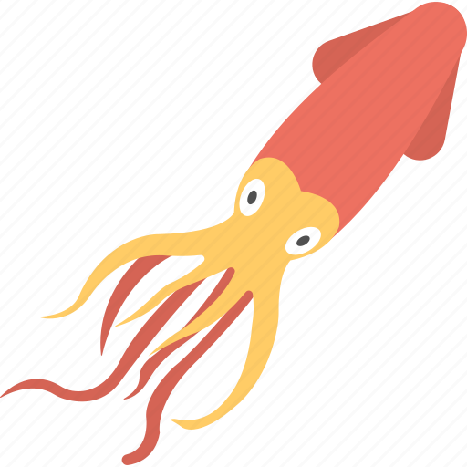 Animal, cuttlefish, seafood, squid, wildlife icon - Download on Iconfinder