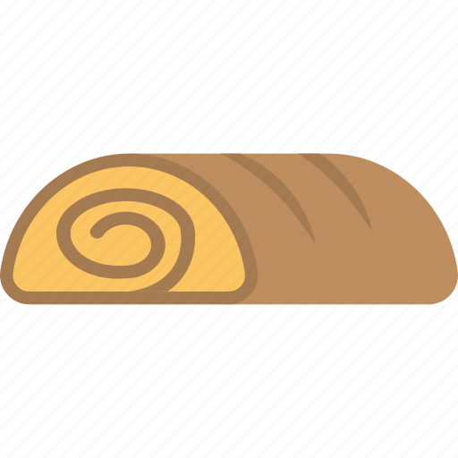 Bakery product, bread bun, bun of bread, cake, swiss roll icon - Download on Iconfinder