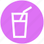 .svg, drink, glass, juice, straw, water, water glass 
