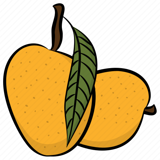 Fruit, healthy diet, mango, ripe mango, yellow fruit icon - Download on Iconfinder