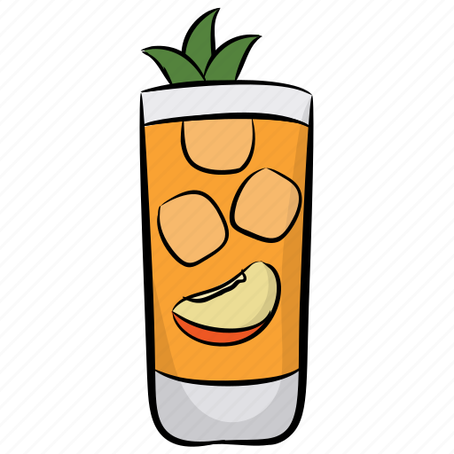 Fruit punch, juice, peach juice, peach nectar, smoothie icon - Download on Iconfinder