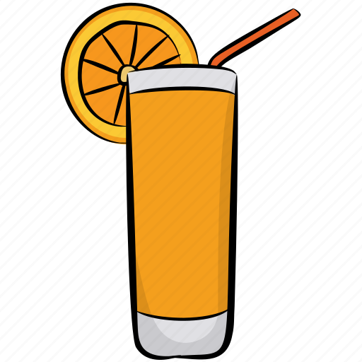 Fruit punch, juice, orange juice, orange nectar, smoothie icon - Download on Iconfinder