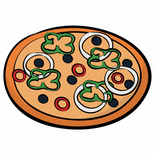 Edible, fast food, pizza slice, savoury dish, snack icon - Download on Iconfinder
