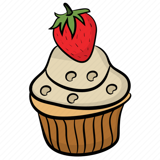 Bakery food, cupcake, dessert, muffin, tea snack icon - Download on Iconfinder