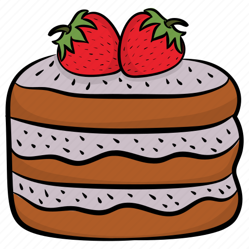 Bakery item, birthday cake, dessert, fruit cake, sweet icon - Download on Iconfinder