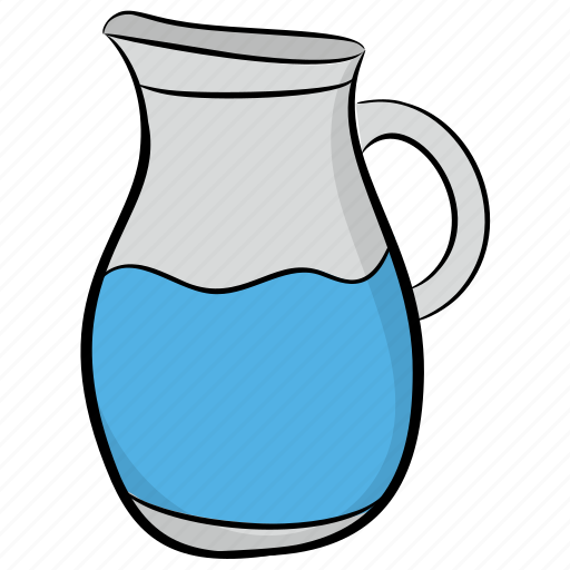 Container, jug, kitchen utensil, pitcher, water jug icon - Download on Iconfinder