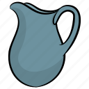 container, jug, kitchen utensil, pitcher, water jug