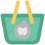 bag, paper bag, sack bag, shopper bag, shopping, shopping bag, tote bag 