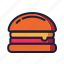 burger, cheese buger, fast food, food 