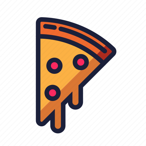 Food, junk food, pizza, slice icon - Download on Iconfinder