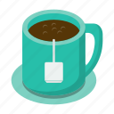 diet, teabag, blackcoffee, cup, drink