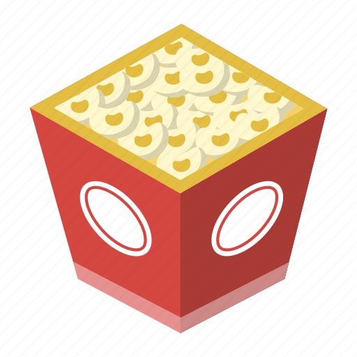 Snack, buttered, popcorn, cinema, food icon - Download on Iconfinder