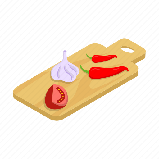 Cuttingboard, pepper, cooking, garlic, ingredient icon - Download on Iconfinder