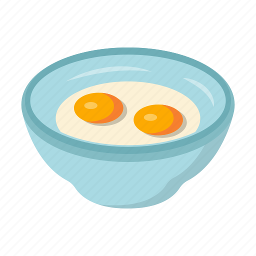 Kitchen, egg, omelette, yolk, bowl icon - Download on Iconfinder
