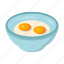 kitchen, egg, omelette, yolk, bowl 