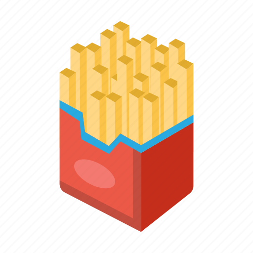 Fires, eat, fastfood, potatoes, snack icon - Download on Iconfinder