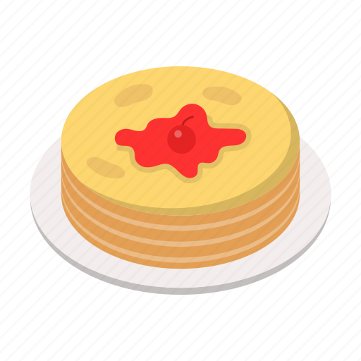 Bakery, pancake, strawberry, sweets icon - Download on Iconfinder