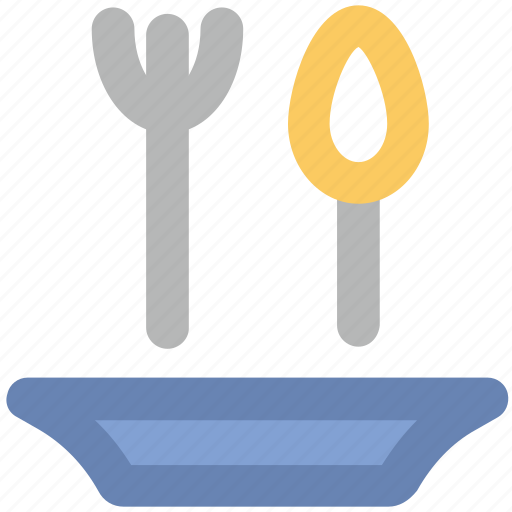 Cutlery, flatware, fork, fork and spoon, restaurant, spoon icon - Download on Iconfinder