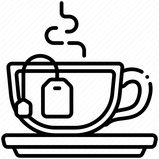 Hot drink, herbal tea, tea cup, hot tea, tea bag icon - Download on Iconfinder