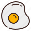 egg, fried, chicken, kitchen, food, breakfast, cooking 
