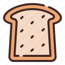 bread, bakery, pastry, breakfast, toast, food