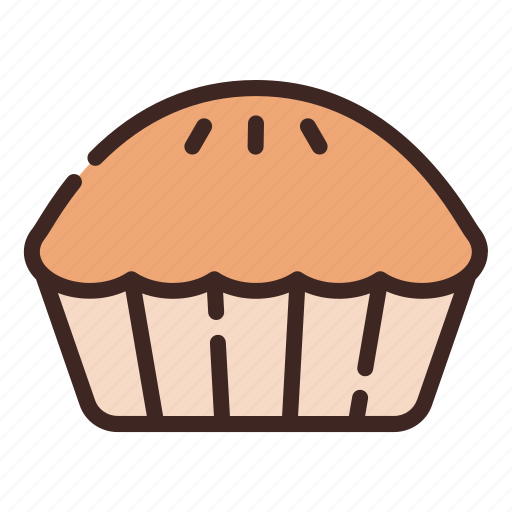 Pie, bake, cup, bakery, bread, dessert, pastry icon - Download on Iconfinder