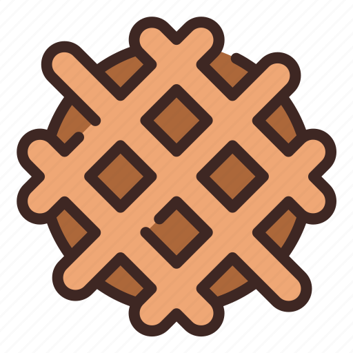 Waffle, dessert, sweet, food, bakery, cake, pastry icon - Download on Iconfinder