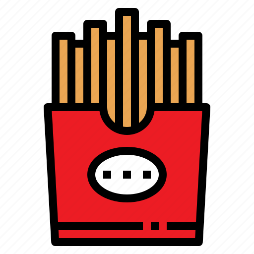 Fastfood, french, fried, potato, snack icon - Download on Iconfinder