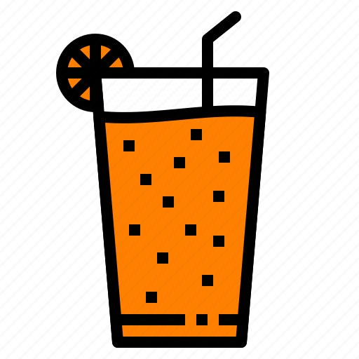 Citrus, drink, glass, juice, orange icon - Download on Iconfinder