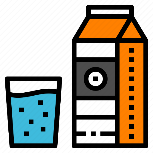 Beverage, bottle, drink, glass, milk icon - Download on Iconfinder
