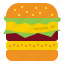 beef, burger, hamburger 