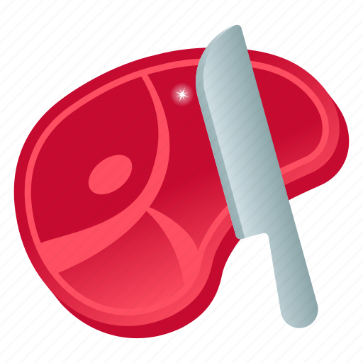 Beef, meat, steak cutting, food, edible icon - Download on Iconfinder