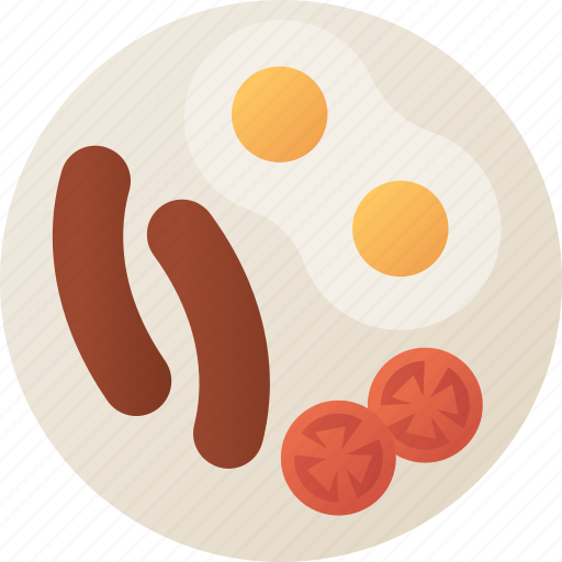 Breakfast, sausage, egg, food, meal icon - Download on Iconfinder
