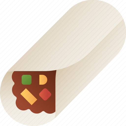 Burrito, mexican, food, meal, menu icon - Download on Iconfinder