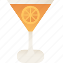 citrus, martini, drink, alcohol, bar