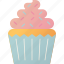 cupcake, cake, sweet, bakery, cafe 