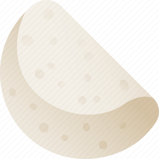 Flatbread, bread, pizza, roll, food icon - Download on Iconfinder