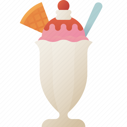 Ice, cream, sundae, sweet, dessert, frozen icon - Download on Iconfinder