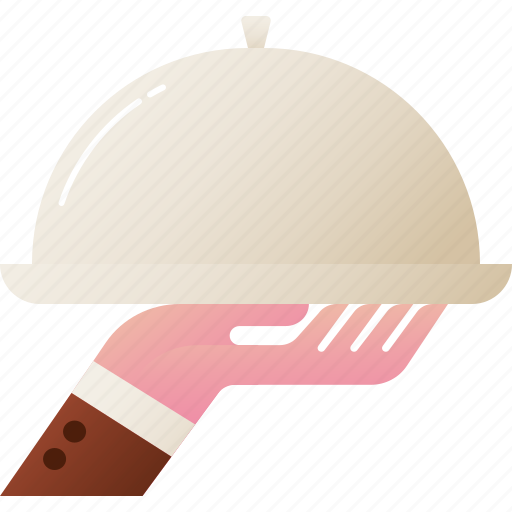 Serve, offer, food, restaurant, waiter icon - Download on Iconfinder