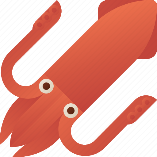 Squid, seafood, restaurant, market, sea icon - Download on Iconfinder