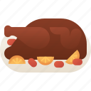 turkey, thanksgiving, chicken, bake, dinner