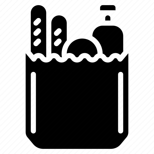 And, bag, carrier, drink, food, groceries, shopping icon - Download on Iconfinder