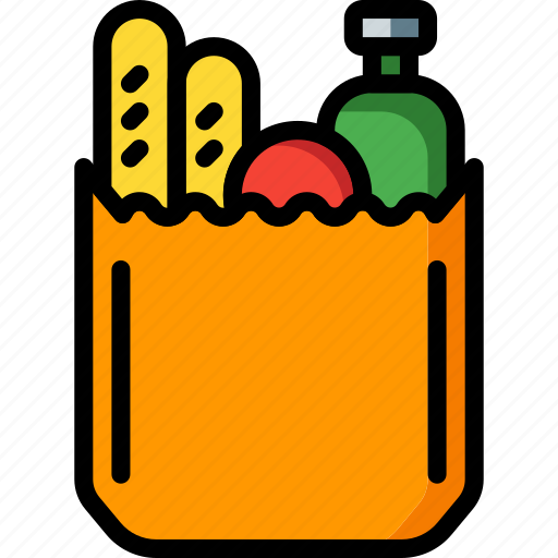 And, bag, carrier, drink, food, groceries, shopping icon - Download on Iconfinder