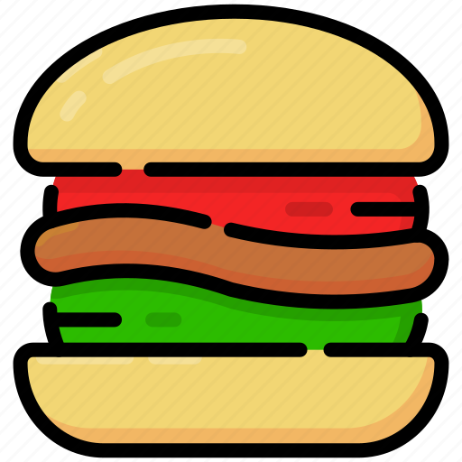Burger, junk food, fast food, food icon - Download on Iconfinder