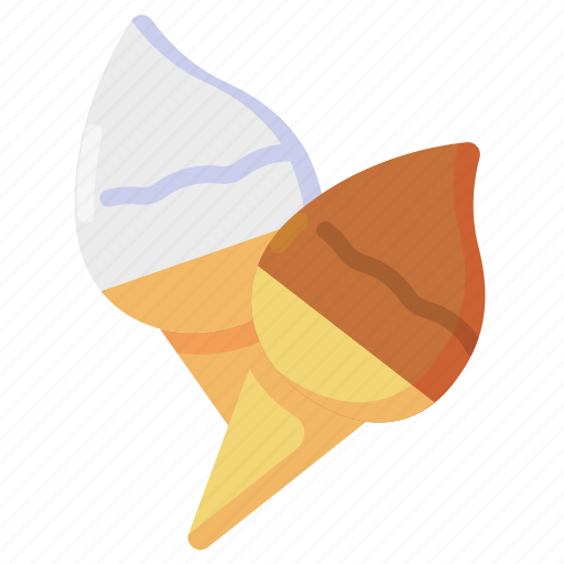 Ice, cream, cone, dessert, food icon - Download on Iconfinder