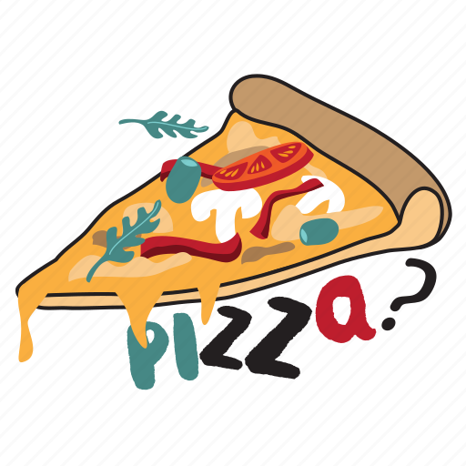 Café, drink, food, networking, pizza, restaurant, sticker sticker - Download on Iconfinder