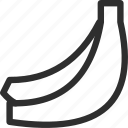 25px, banana, iconspace